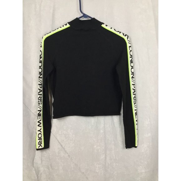 H&M Divided London / Paris / New York Crop Top/Sweater Small - Picture 9 of 14